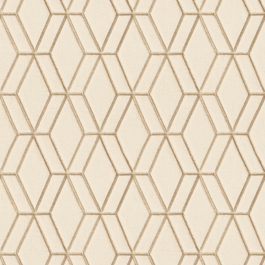 Behang Wallstitch/BS1 hexagonal beige